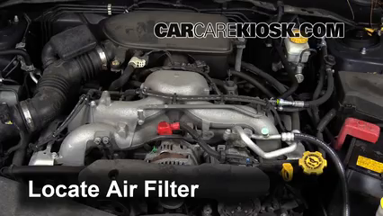 2011 Subaru Impreza 2.5i Premium 2.5L 4 Cyl. Wagon Air Filter (Engine) Replace